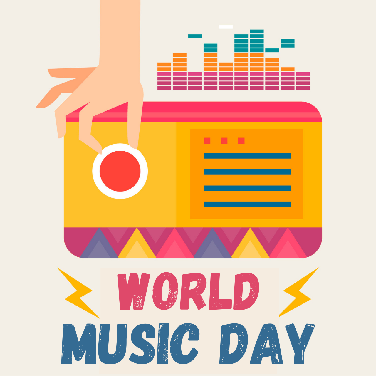 World Music Day 2021 Wishes & HD Images: WhatsApp Stickers, GIF Greetings, Facebook Messages & SMS to Celebrate Fête de la Musique