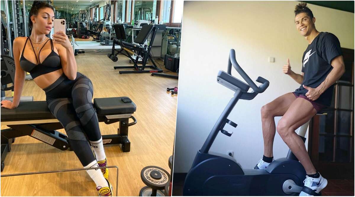 Cristiano Ronaldo Is Girlfriend Georgina Rodriguez’s ‘Best Teacher’, Instagram Model Admits Feeling ‘Ashamed’ Working Out With Him (View Pics)