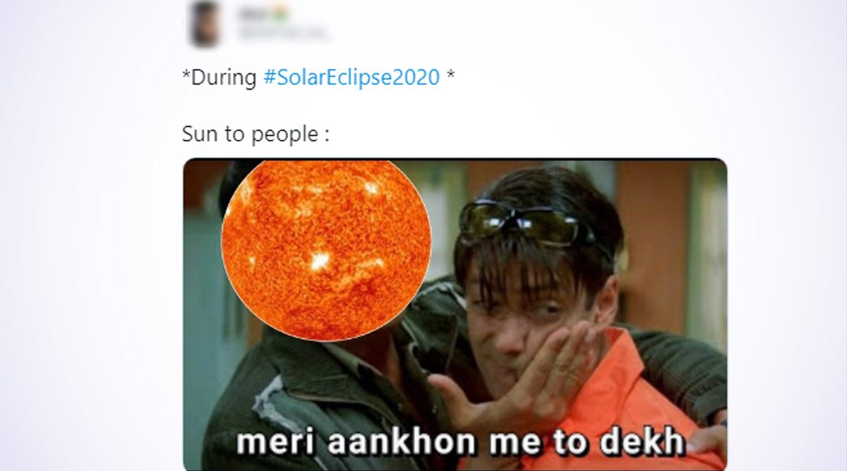 DO NOT WATCH Solar Eclipse 2021 Directly, Instead, Enjoy These Funny Memes  and Jokes on Surya Grahan That Are Perfectly Safe for Your Eyes!