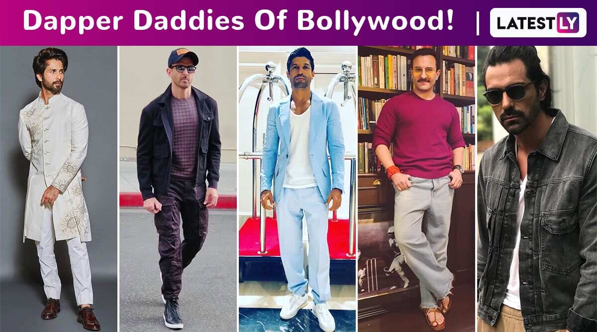 Father’s Day 2020: Saif Ali Khan, Shahid Kapoor, Hrithik Roshan, Riteish Deshmukh, Arjun Rampal, Kunal Kemmu – Say Hello to These Dapper Daddies of Bollywood!