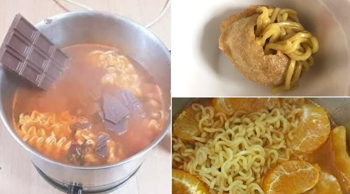From Maggi Pani Puri to Chocolate Maggi, How Some People Are Busy Ruining Everyone's Favourite Noodles With Weirdest Food Combinations