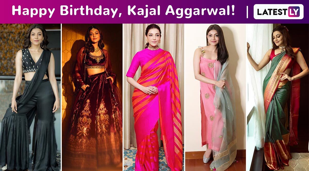 Kajal Agarwal Birthday Special: The Doe Eyed Spunky Girl Stirs Up a Storm With Her Sartorial and Ethnic Splendour!