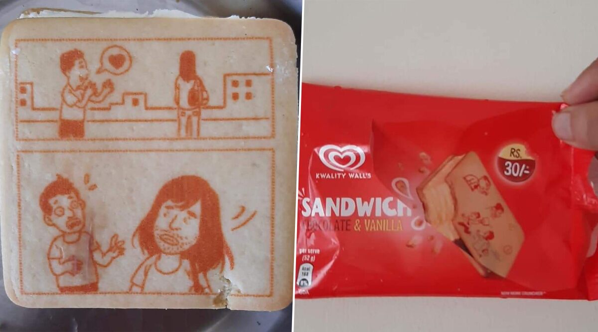 Kwality Wall's Accused of 'Feeding Homophobia to Kids' by Filmmaker Apurva Asrani as a Problematic Cartoon on Its Ice-Cream Sandwich Goes Viral! (View Pic and Twitter Reactions)