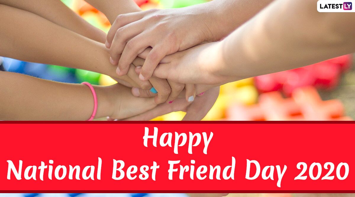 National Best Friend Day 2020 Wishes & HD Images: WhatsApp Stickers, GIF Greetings, Bestfriends Facebook Messages, BFF Quotes and SMS to Send to Your Best Friends