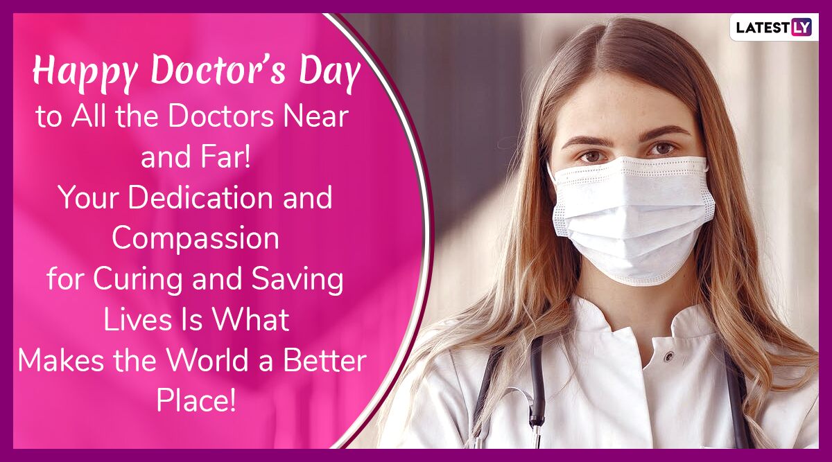 National Doctors' Day 2020 Images, Greeting Cards & Wishes: WhatsApp Stickers, Facebook Quotes, Messages, GIFs and SMS to Send Thanking Medics on July 1