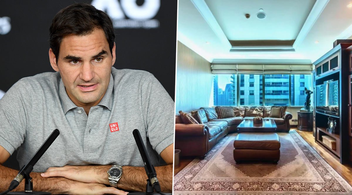 Roger Federer Dubai Penthouse: Take a Tour of Tennis Superstar’s Lavish ₹125 Cr Apartment With a Personalised Helipad and Enhanced Fitness Centre