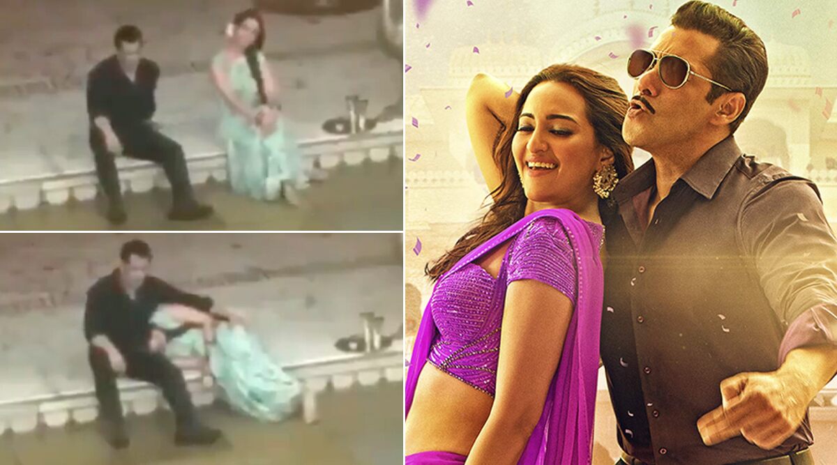 Salman Khan and Sonakshi Sinha’s BTS Video Clip From Dabangg 3 Shared With Sleazy Captions; Netizens Touch a New Low With This Maligning