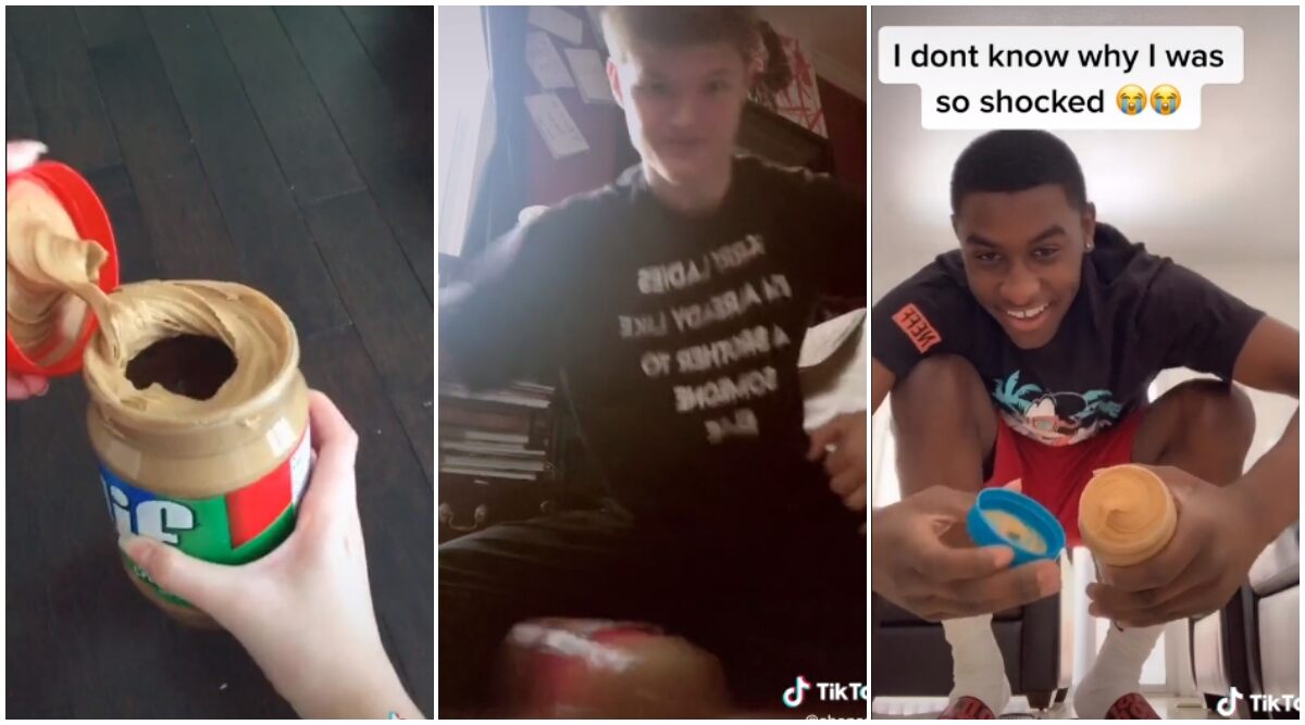 TikTok Hack of How to Smoothly Remove Peanut Butter From an Old Bottle Turns Into #PeanutButterChallenge and People Are Loving It! (Watch Videos)