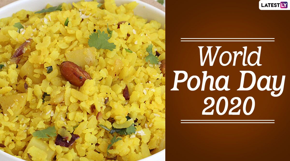 World Poha Day 2020: From Poha Pakoda to Poha Phirni, Here Are 5 Unique Recipes Prepared From Indian Flattened Rice (Watch Videos)