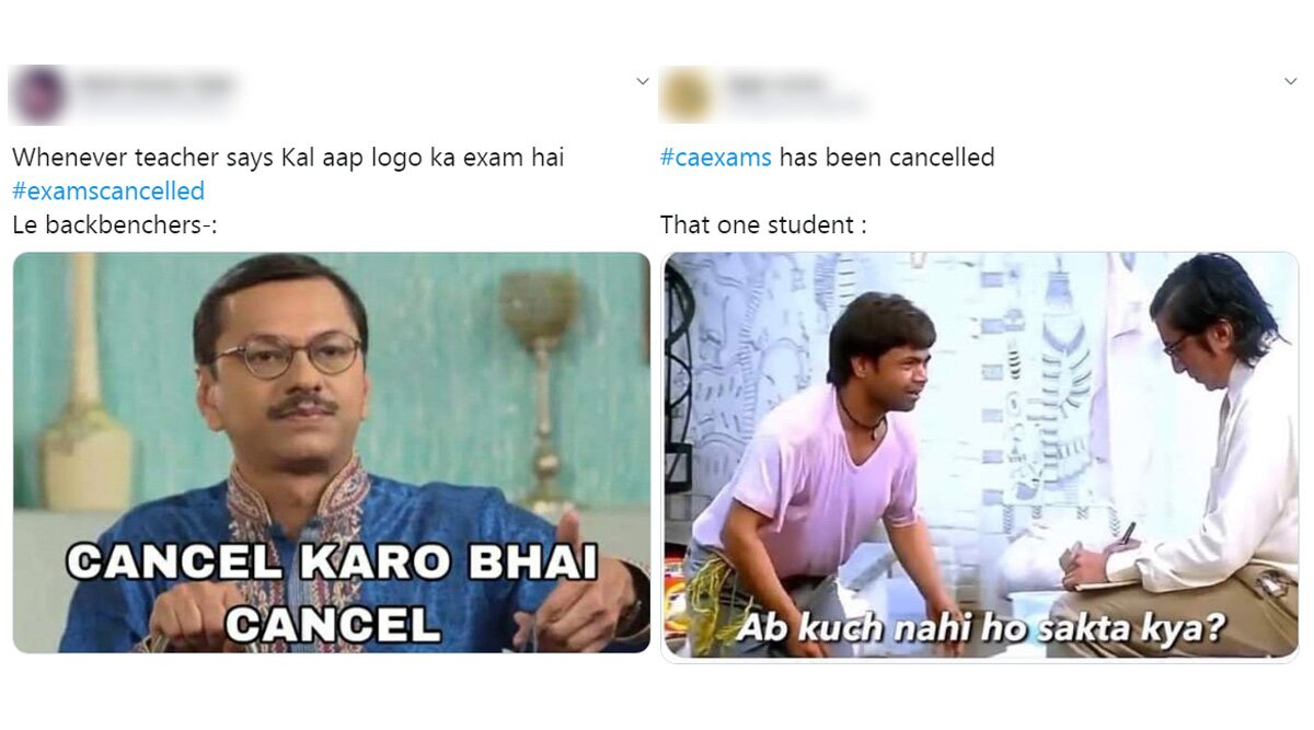 #ExamsCancelled Funny Memes and Jokes Are Hilarious AF! Students Trend #CAExams After ICAI Cancels CA May 2020 Exams and Merge It With November Attempt