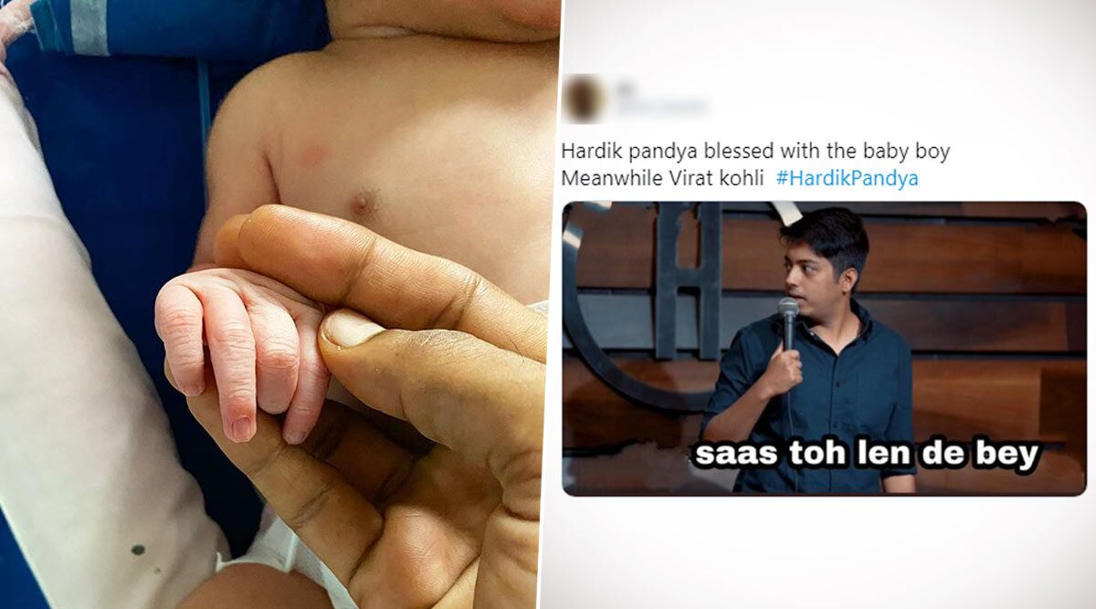 Hardik Pandya and Natasa Stankovic's Baby Boy Is Welcomed by Netizens with Funny Memes and Jokes Along with Warm Blessings and Heartfelt Messages!
