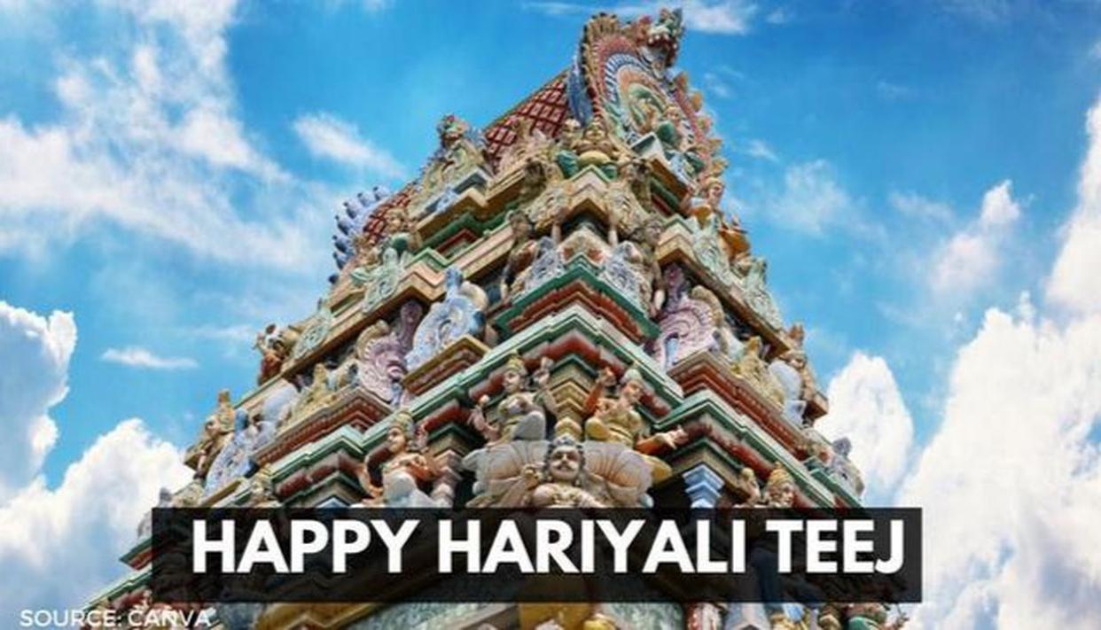 Hariyali Teej Images that you can share on your social media to wish friends & family, see