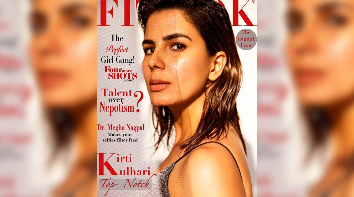 Kriti Kulhari Has That Silver Grey Style, Wet Hair Vibe Going on the Cover of Fitlook Magazine!