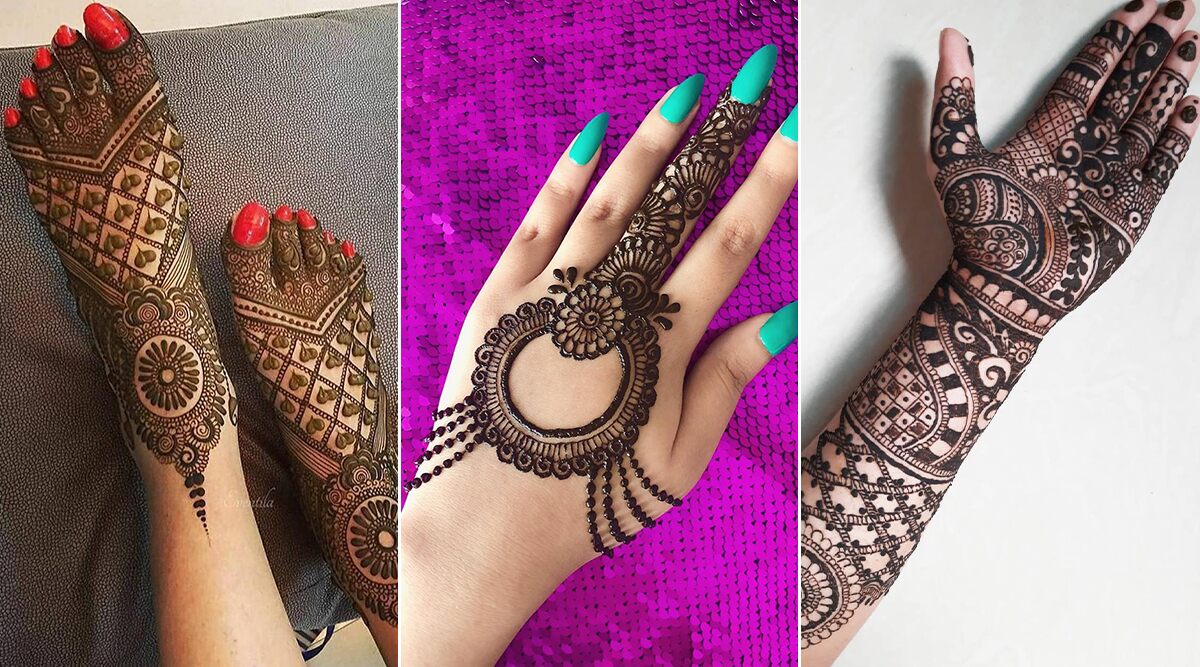 Latest Hariyali Teej 2020 Mehndi Designs: Arabic, Indian, Floral and Portrait Mehendi Pattern Images & Tutorial Videos to Celebrate the Shiva-Parvati Festival Observed By Married Women During Sawan Month
