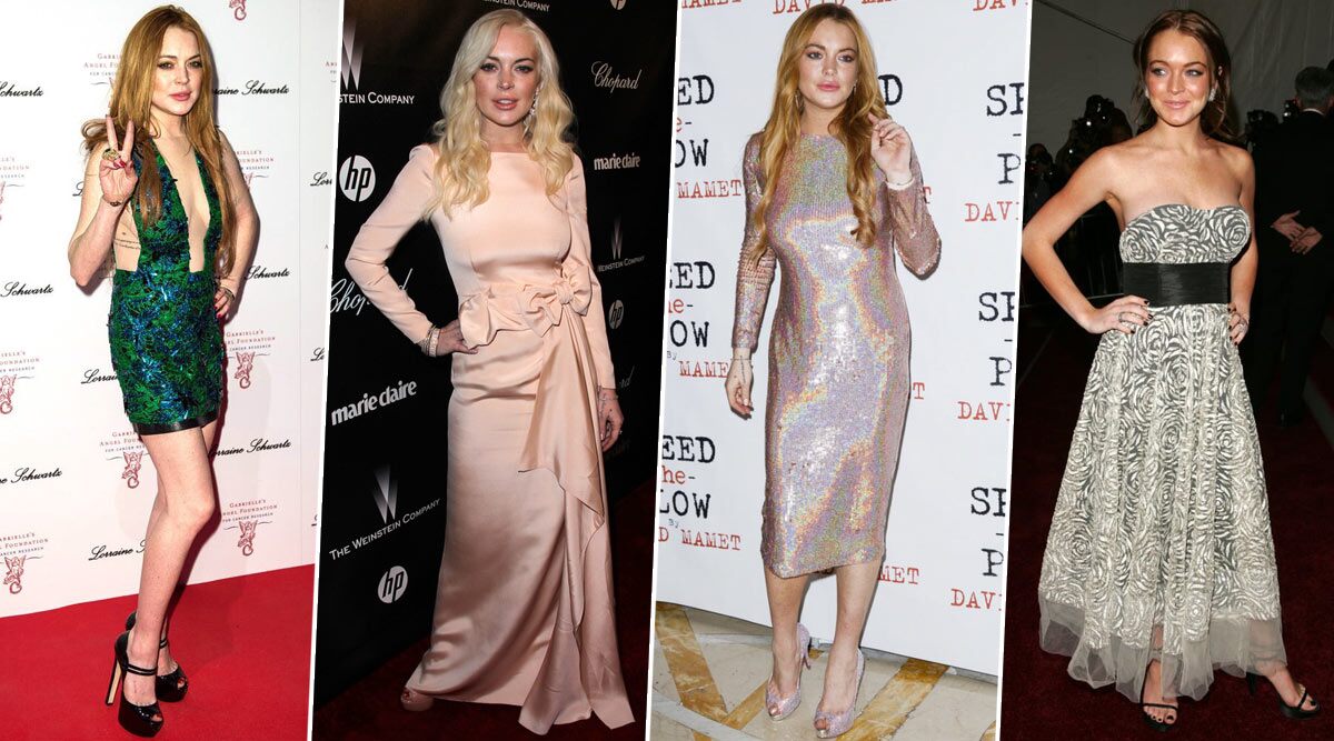 Lindsay Lohan Birthday Special: From Shimmery Jumpsuits to Hologram Dresses, LiLo Has Always Been the Face of Unprecedented Fashion (View Pics)