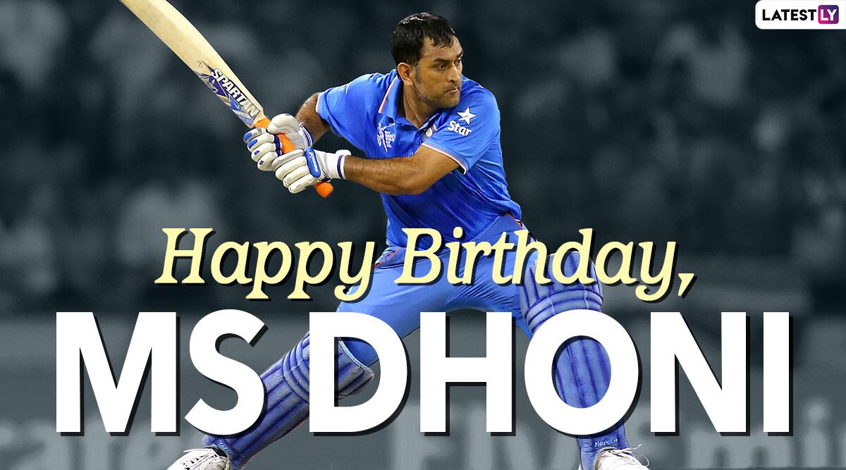 MS Dhoni Images & HD Wallpapers for Free Download: Happy Birthday Dhoni Greetings, HD Photos in Chennai Super Kings & Team India Jersey and Positive Messages to Share Online