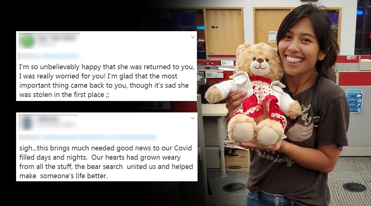 Mama Bear Is Home! Woman's Stolen Teddy With Mother's Last Message Returns to Her Thanks to Twitter and Netizens Are Shedding Happy Tears