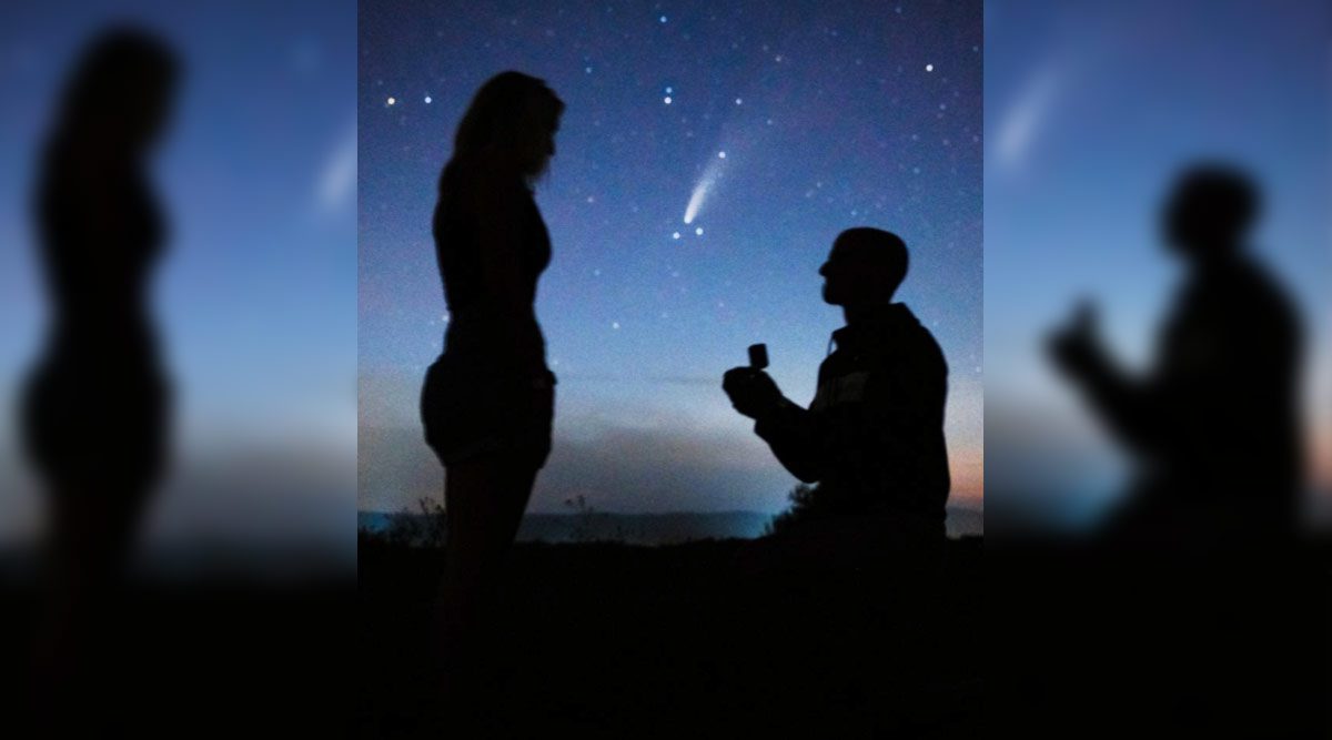 Perfect Timing! New York Couple's Proposal Under the Stunning Comet NEOWISE is All Things Dreamy And Rare!