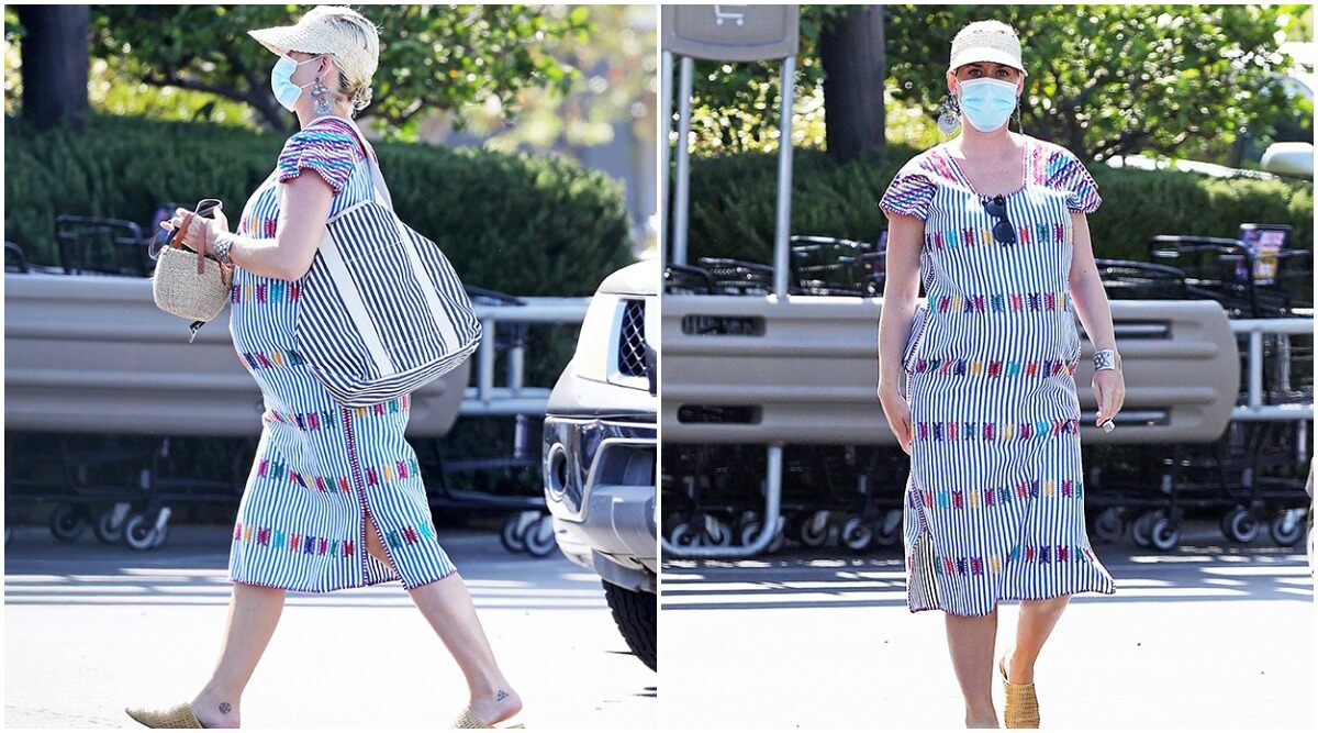 Pregnant Katy Perry Steps Out for Her Errands Trip and Her Colourful Midi Dress Has Our Attention (View Pics)