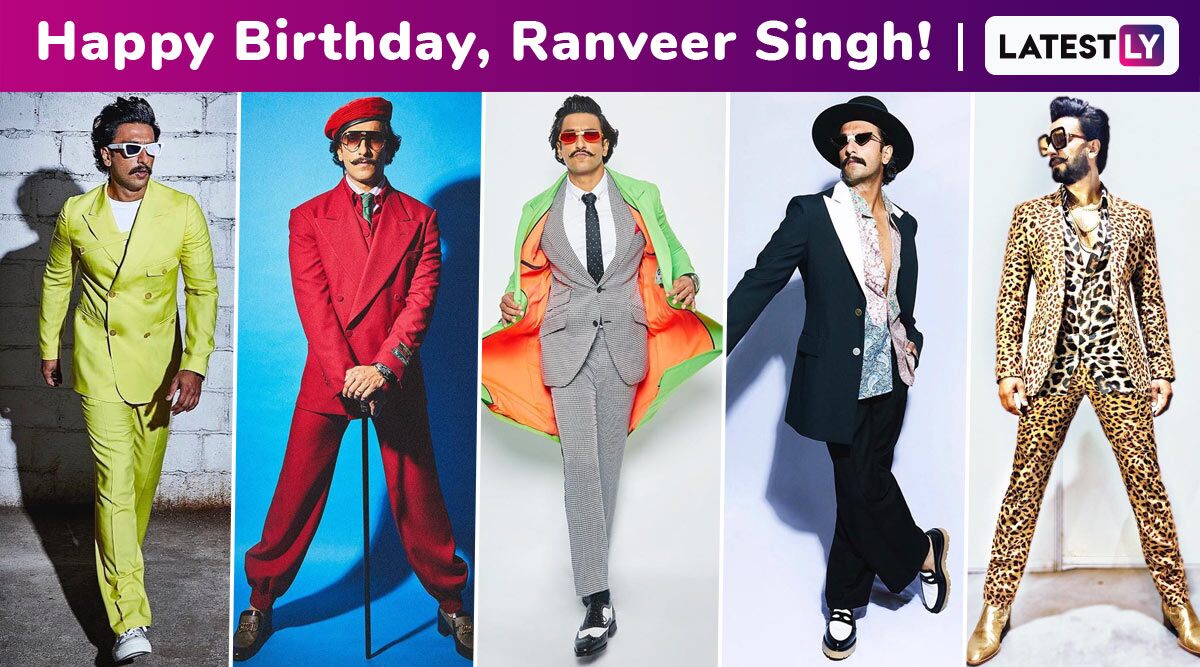 Ranveer Singh Birthday Special: A Natty Nostalgia of How the Livewire Actor Has Blazed His Way to a Whimsical, Dangerously Cool and a Magnanimous Sartorial Vibe!
