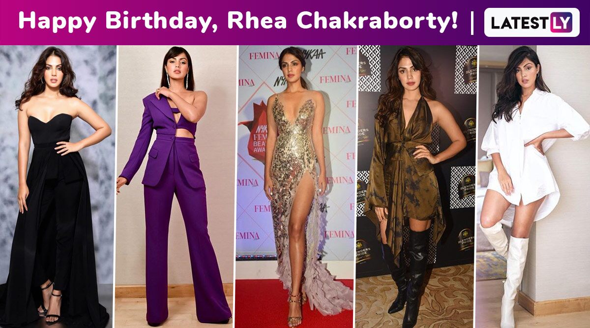Rhea Chakraborty Birthday Special: Chic, Classy but a Distinct Element of Risque Sums Up This Bong Bombshell’s Vibe!