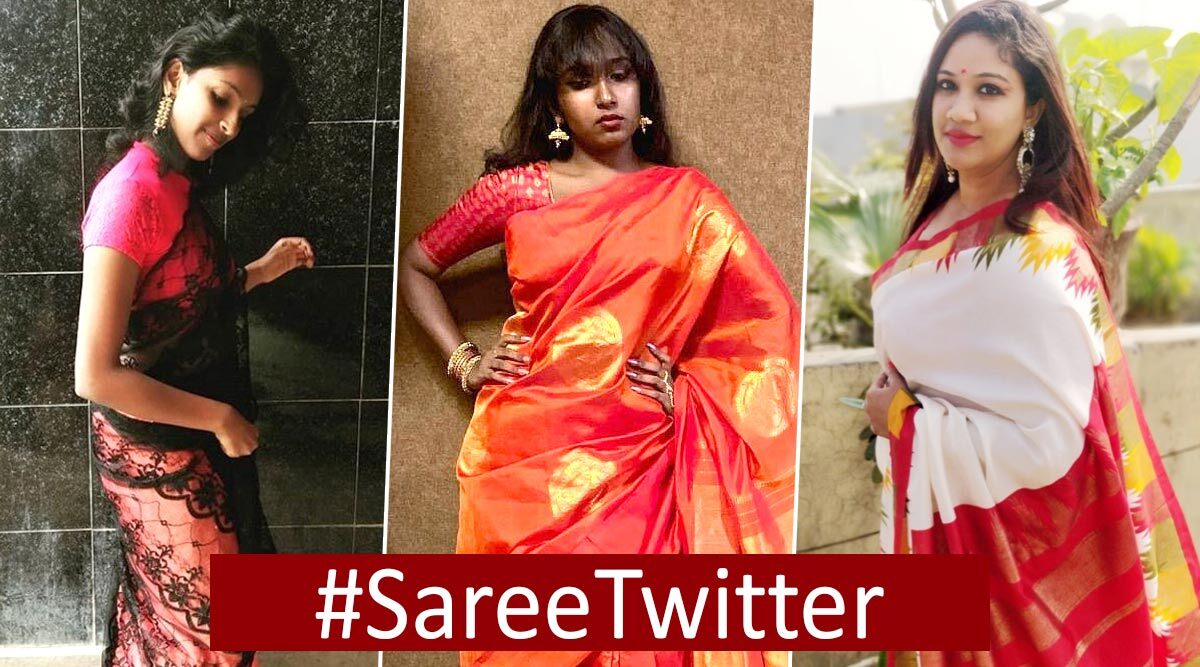 #SareeTwitter Trends All Over Again: Women Are Sharing Their Glamourous Pics in Saree Showing Off Their Desi Looks