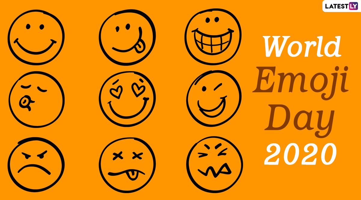 World Emoji Day 2020 Date and Significance: Know History of The Day That Celebrates The Use of Emoticons and Symbols in Digital Communication