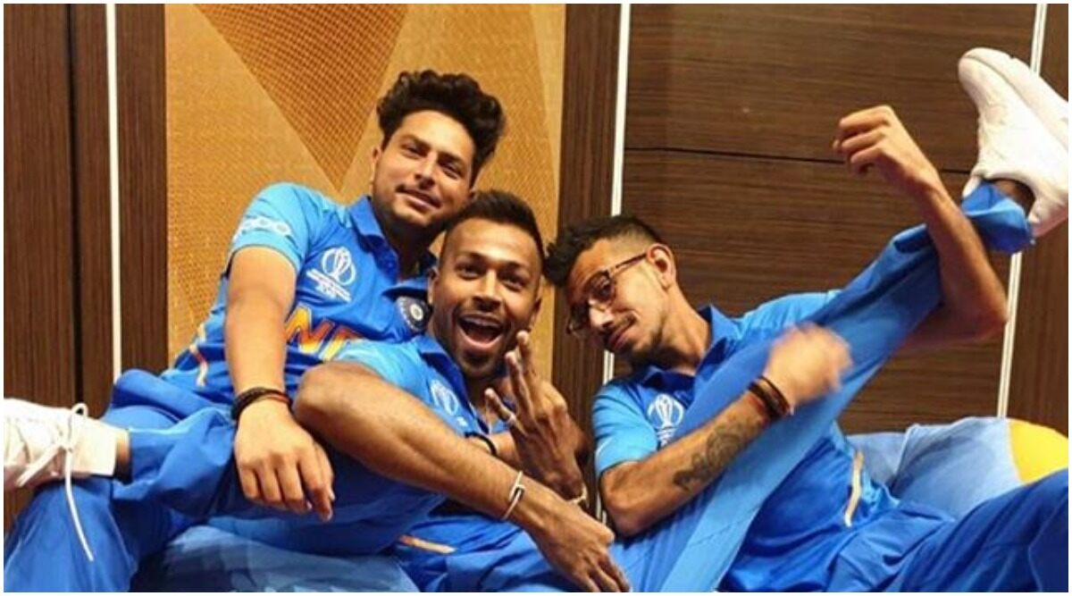 Yuzvendra Chahal Shares ‘Powerful’ Picture with Kuldeep Yadav and Hardik Pandya from ICC Cricket World Cup 2019