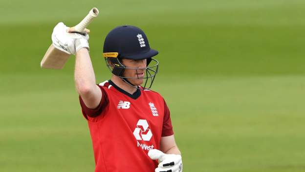England v Pakistan: Eoin Morgan stars as his side win by five wickets