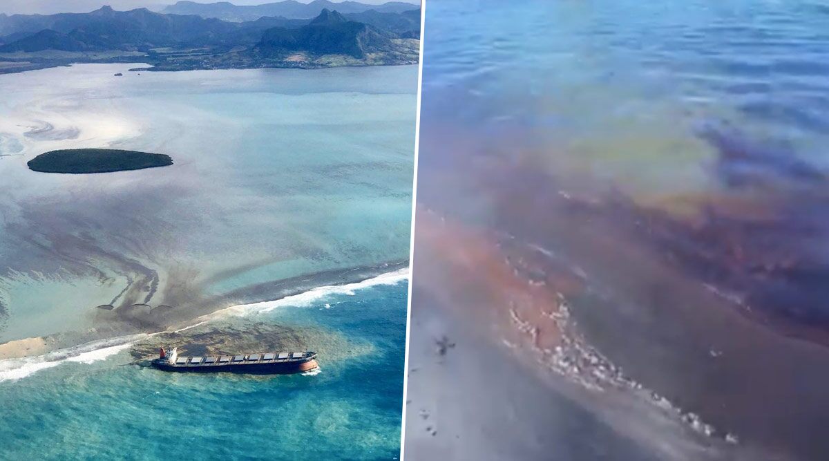 Mauritius Declares Environmental Emergency After 4000 Tons of Oil Spill From Ship Into Coral Reef Of the Indian Ocean (Pictures And Videos)