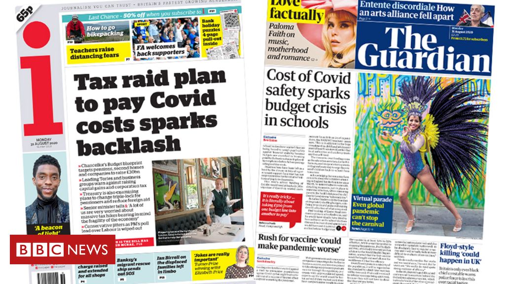 The Papers: Tax rises 'backlash', and schools' budget 'crisis'