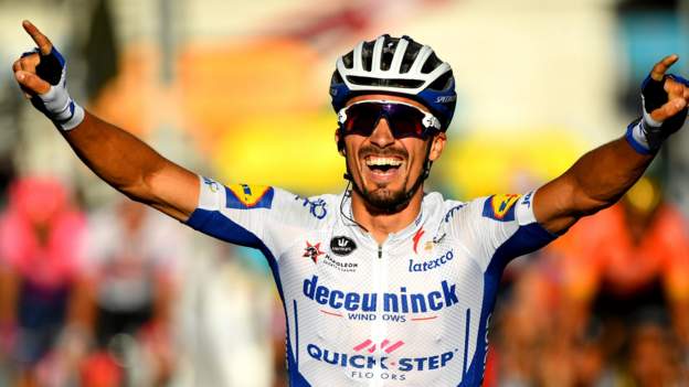 Tour de France 2020: Julian Alaphilippe wins stage two to take yellow jersey