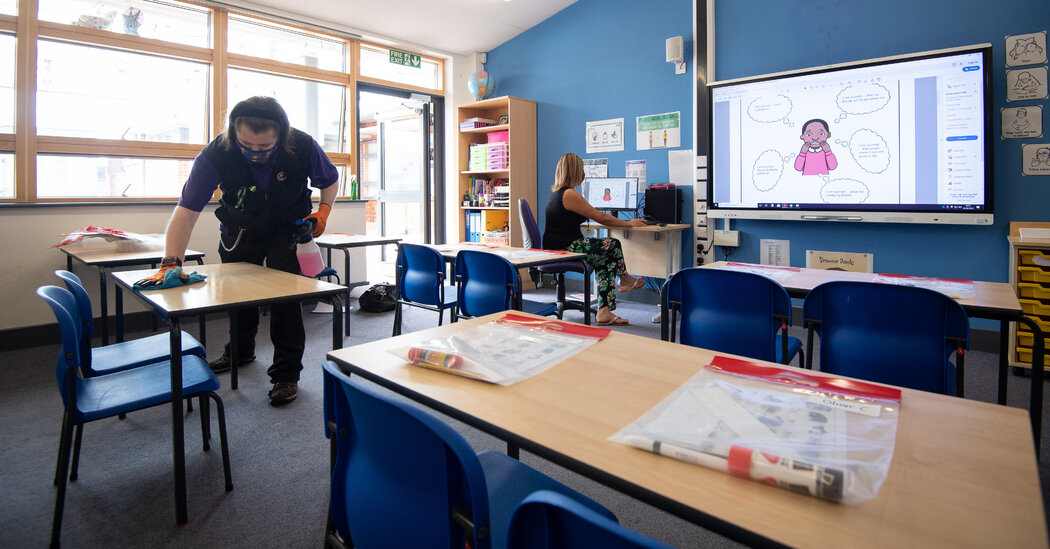 U.K. Braces for School Return Amid Fears of Virus Spike