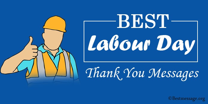 Labor day Thank You Messages, Labour Thank You Greeting Cards