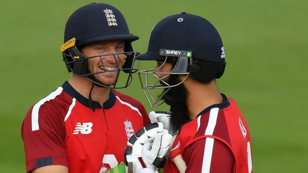 England v Australia: Jos Buttler's 77 not out guides hosts to series win