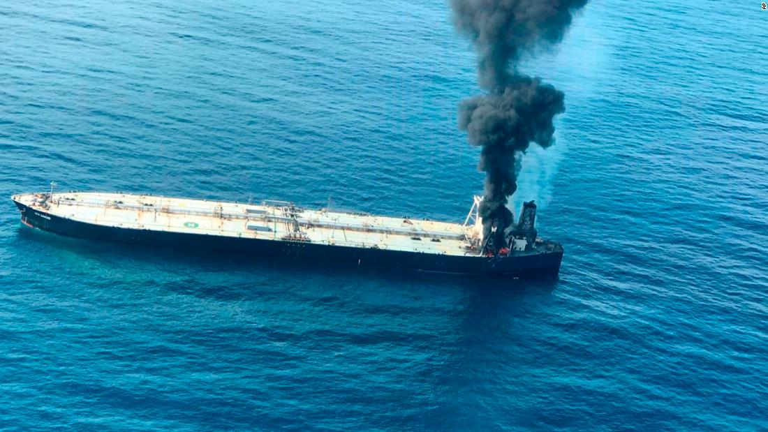 Sri Lanka oil tanker fire: One dead as firefighters battle blaze aboard MT New Diamond