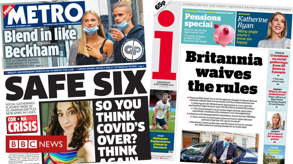 The Papers: 'Safe six' and 'Britannia waives the rules'