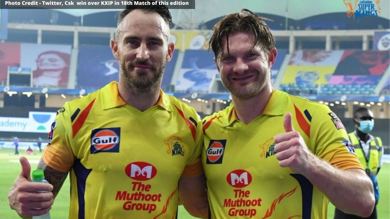 Shane Watson, Faf du Plessis stars in CSK's 10-wicket win over KXIP, Bounceback by CSK