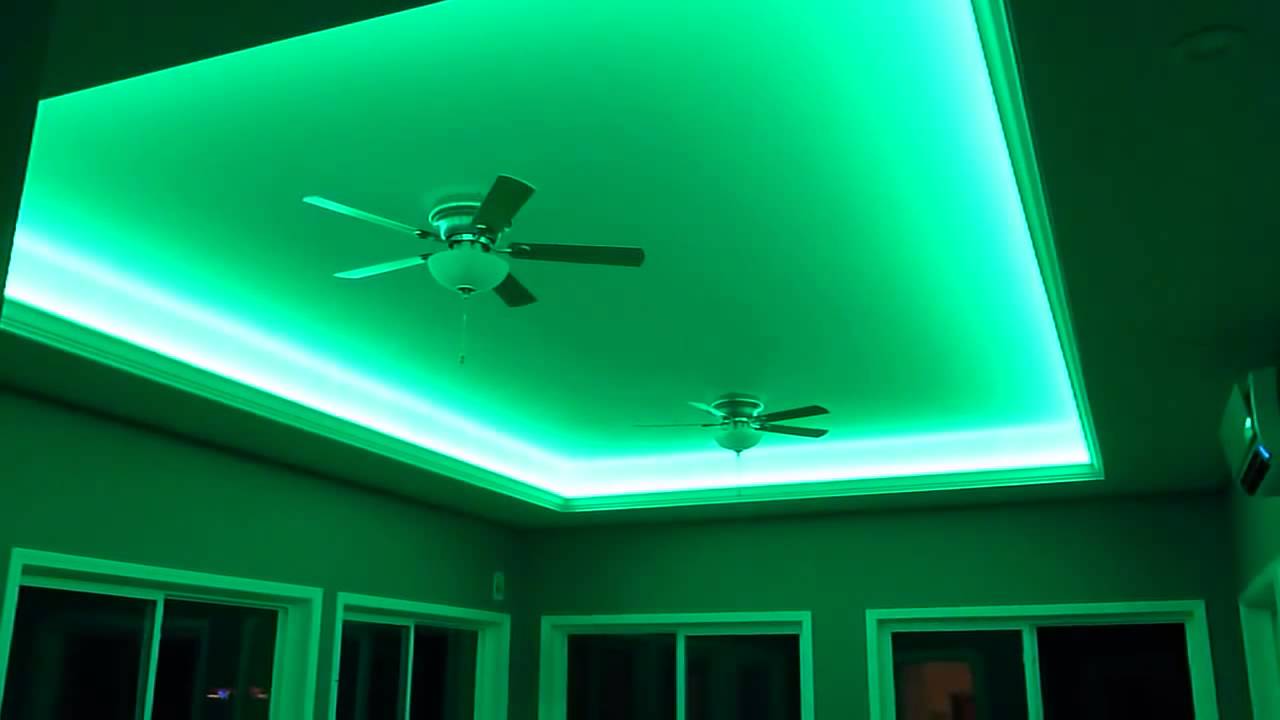 كيفية تثبيت شريط إضاءة LED للسقف
