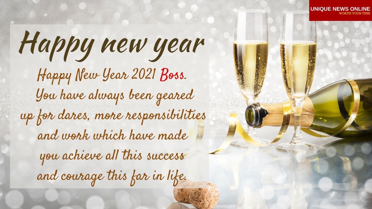 Happy New Year Wishes for Boss