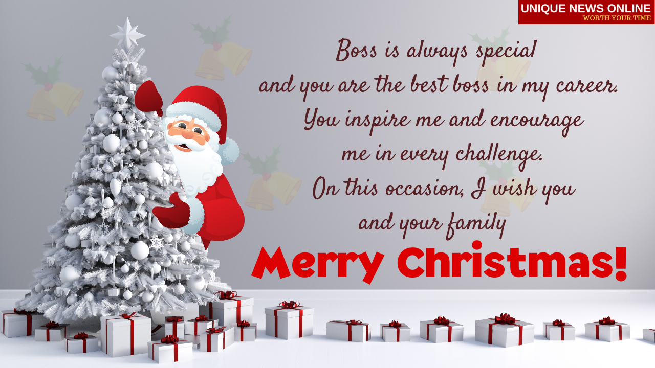 Desejos de feliz Natal para o chefe: saudações, mensagens e citações para  seu chefe