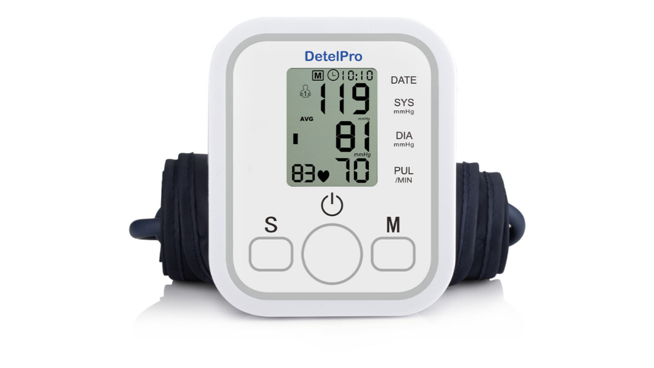 تطلق DetelPro آلة مراقبة ضغط الدم التي تعمل بالصوت ؛ السعر منخفض للغاية