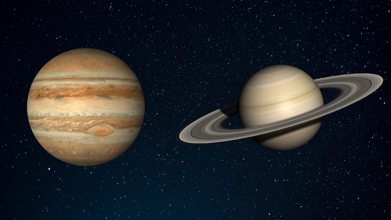 الاقتران الكبير: يمكن رؤية كواكب "كوكب المشتري" و "زحل" عن قرب جدًا بعد 376 عامًا