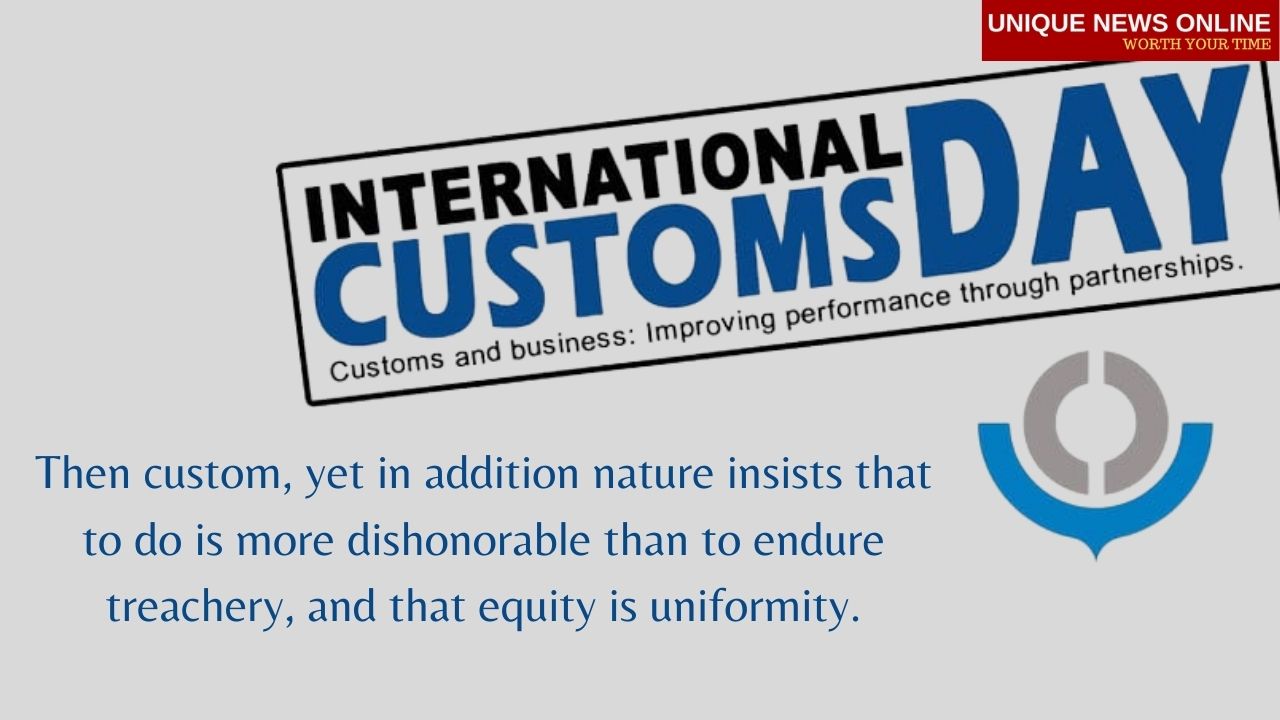 Happy International Customs Day (ICD) 2021 Quotes and Images to Share