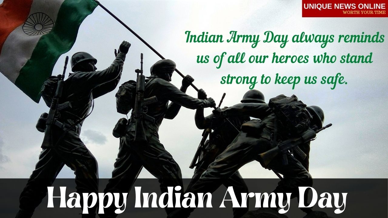 Born to fight, trained to kill, prepared to die, but never will. Happy Indian Army Day 2021!