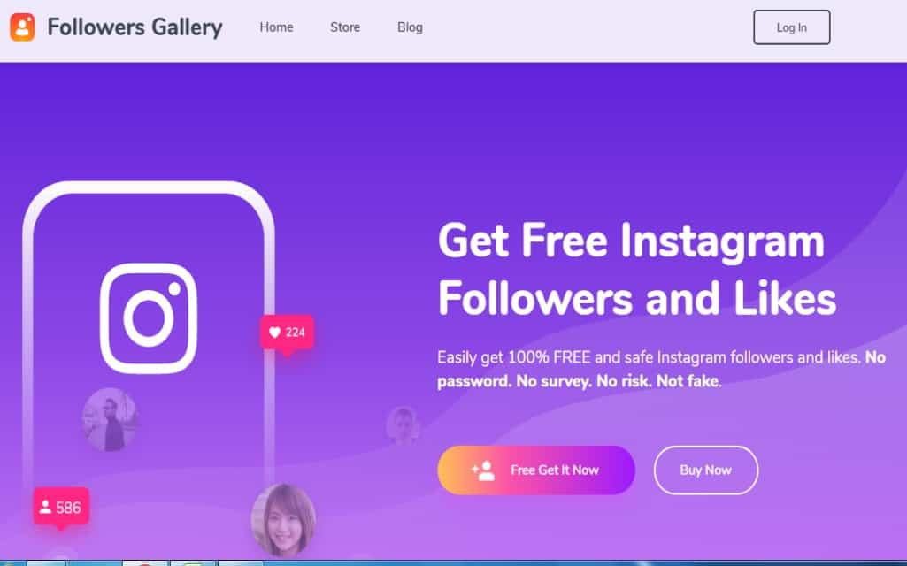 Get free and real Instagram followers and likes with Followers Gallery. It is very easy!
