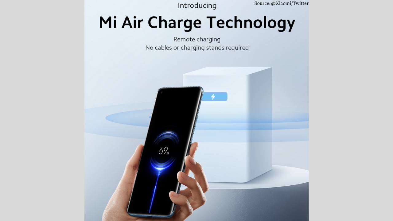 Now Smartphone will be charged without any cable, with a special new air charge technology