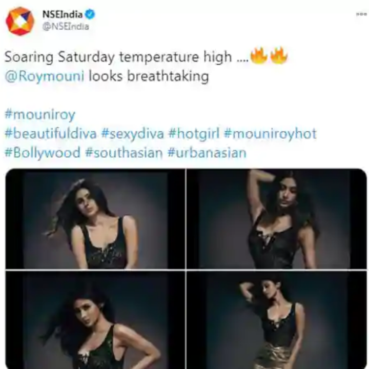 Hot photos of Mouni Roy shared by NSE, Users said - Naughty