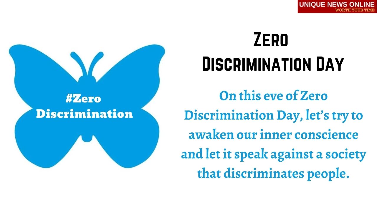 Happy Zero Discrimination Day Wishes, Messages, Greetings, Images and Quotes