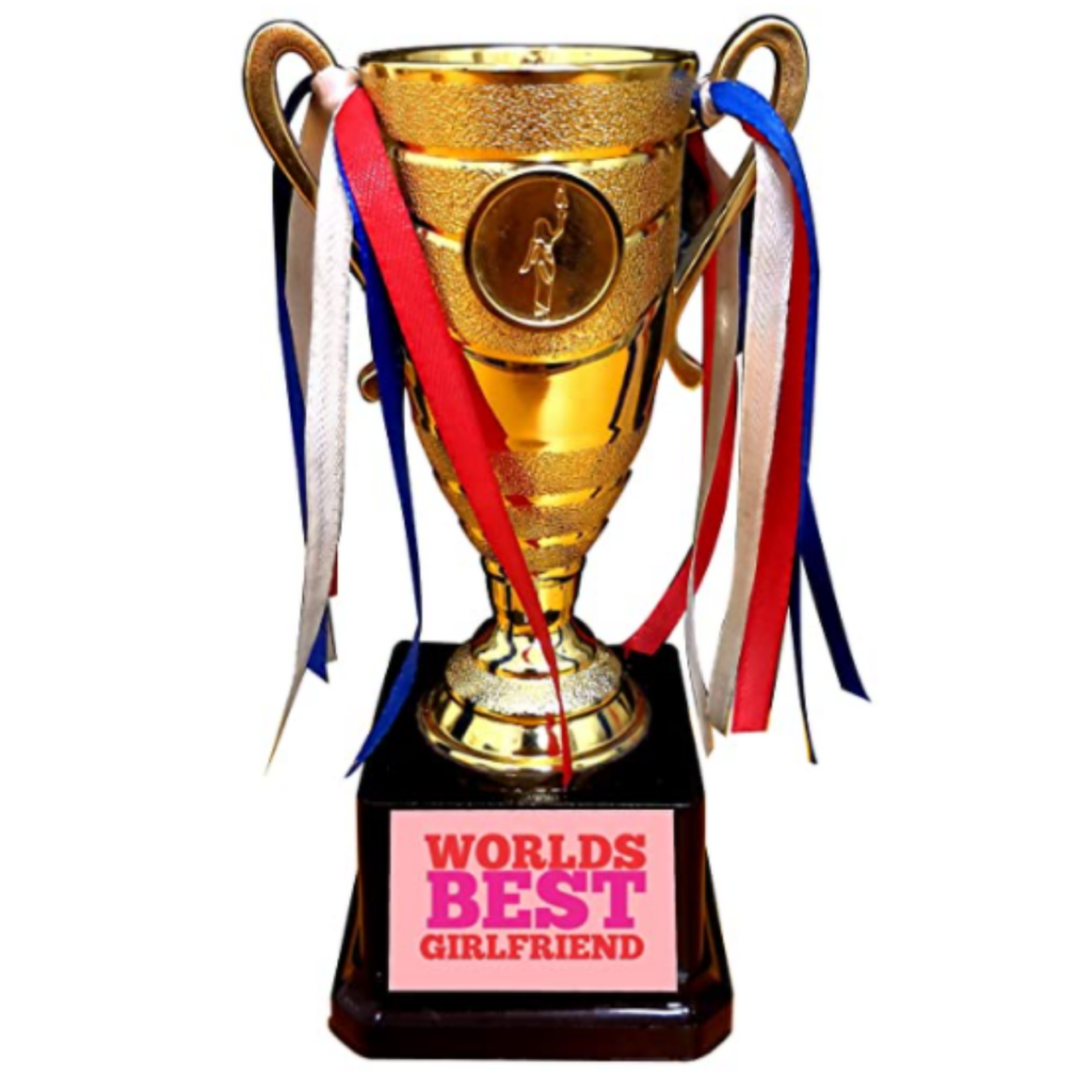 Worlds best girlfriend Trophy: Valentine's Gift of Girlfriend